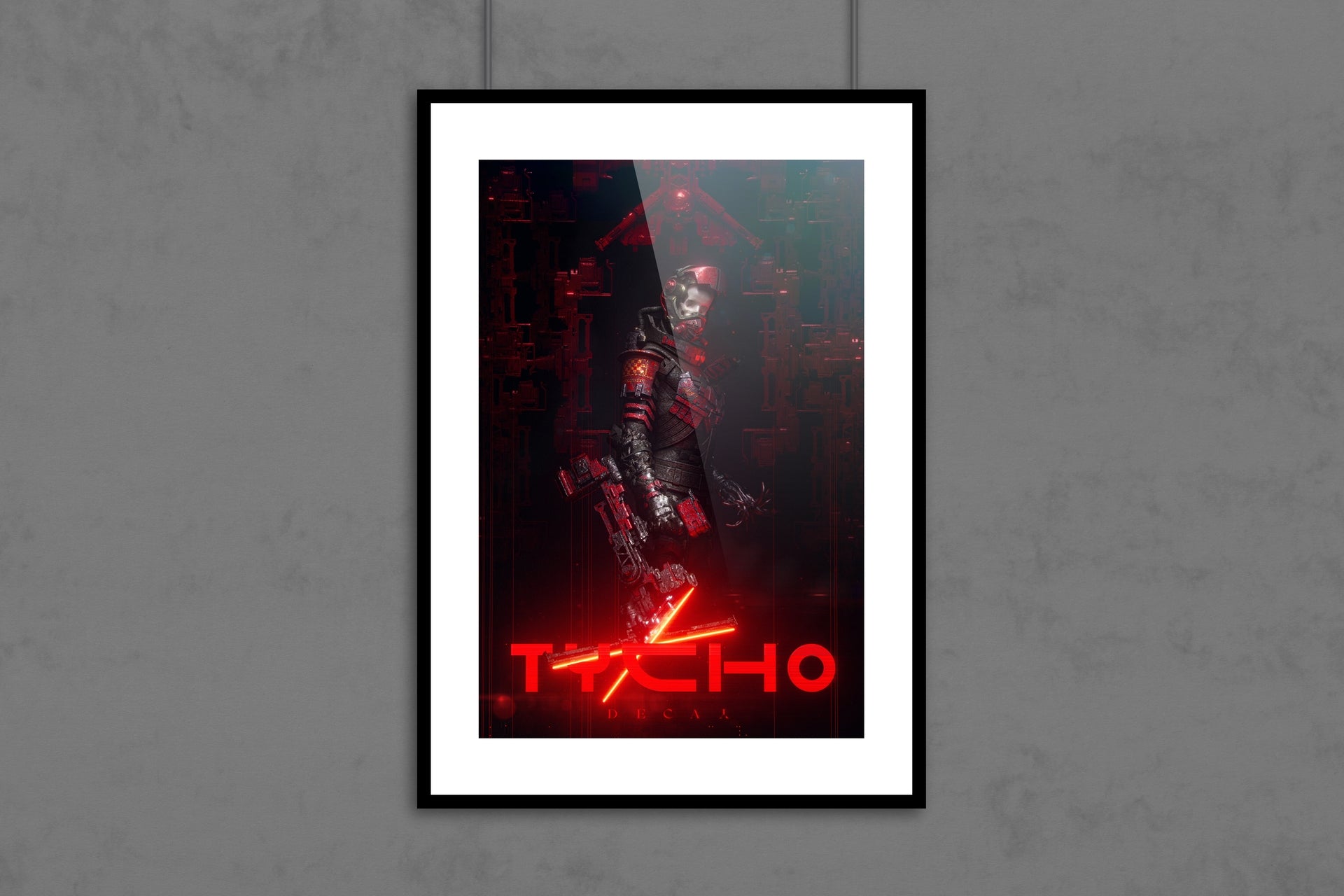 Tycho Decay Red Poster