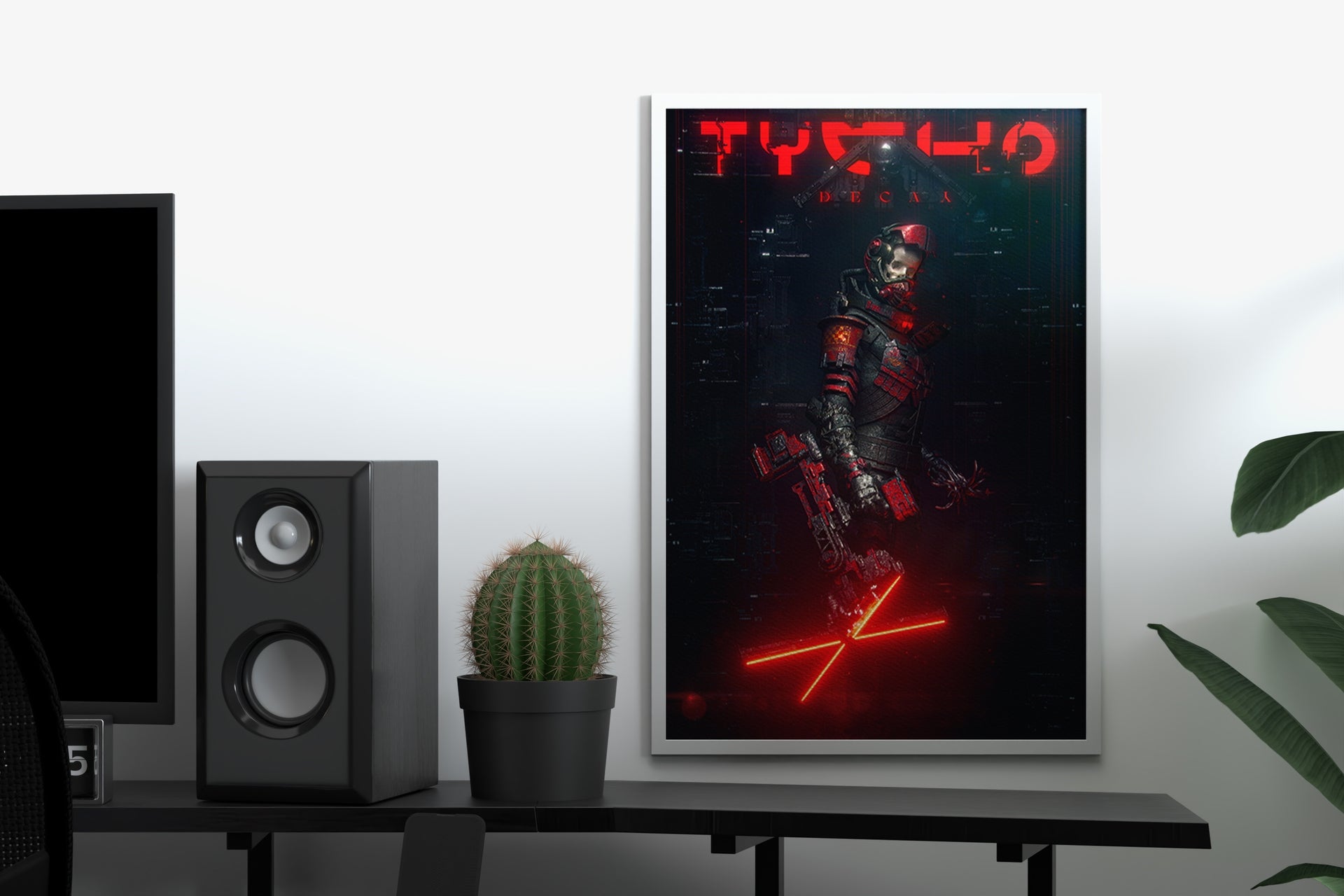 Tycho Decay Black Poster