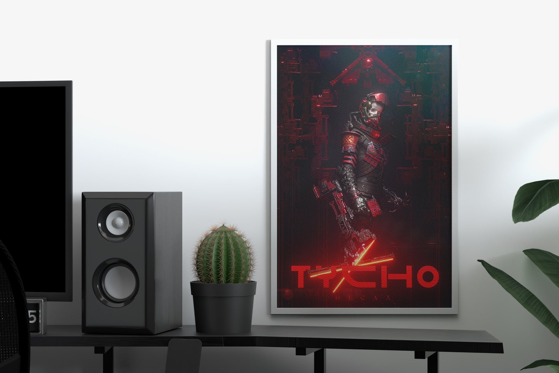 Tycho Decay Red Poster