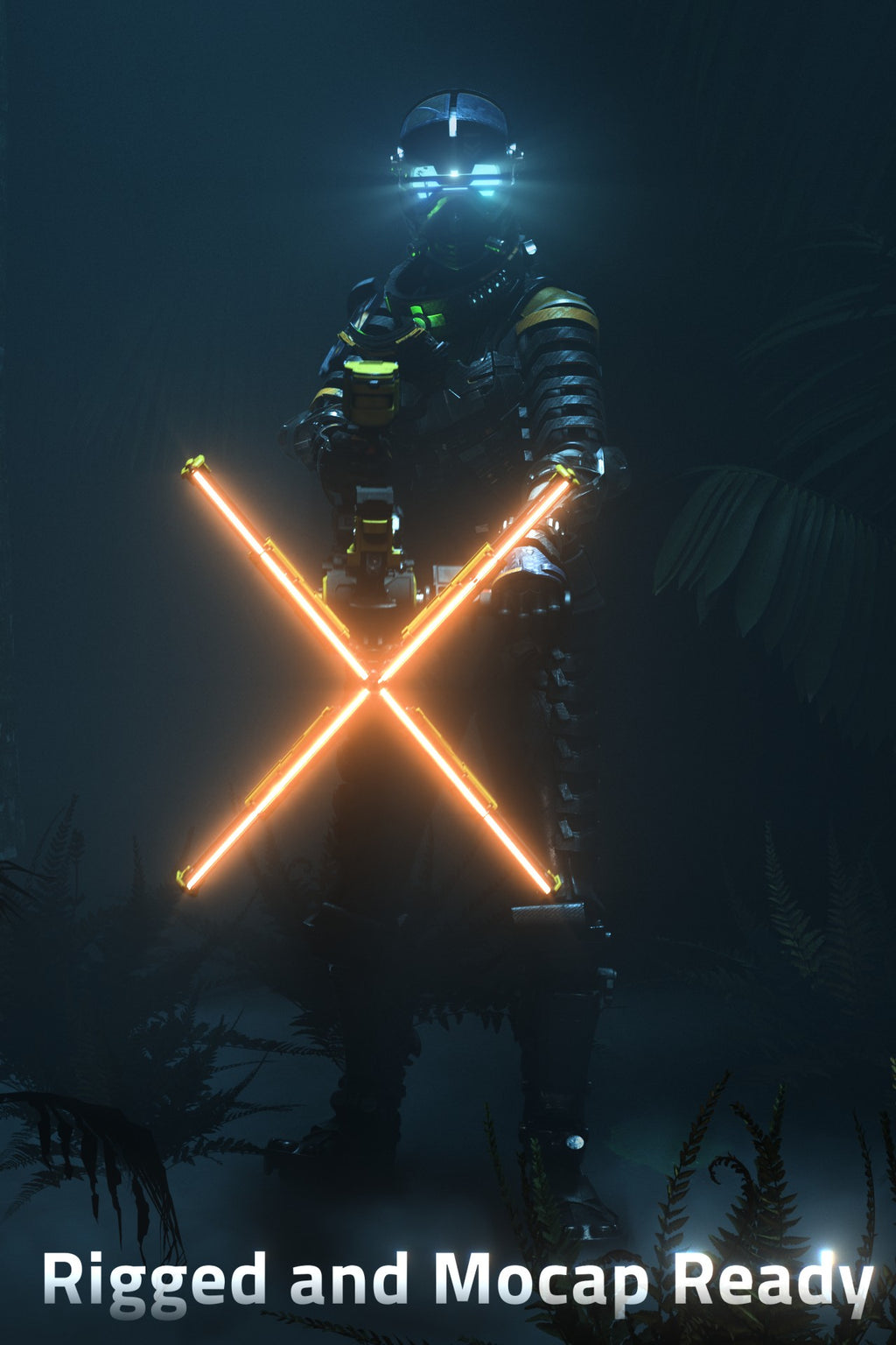 Security Chief Ann McKay Rigged 3D model