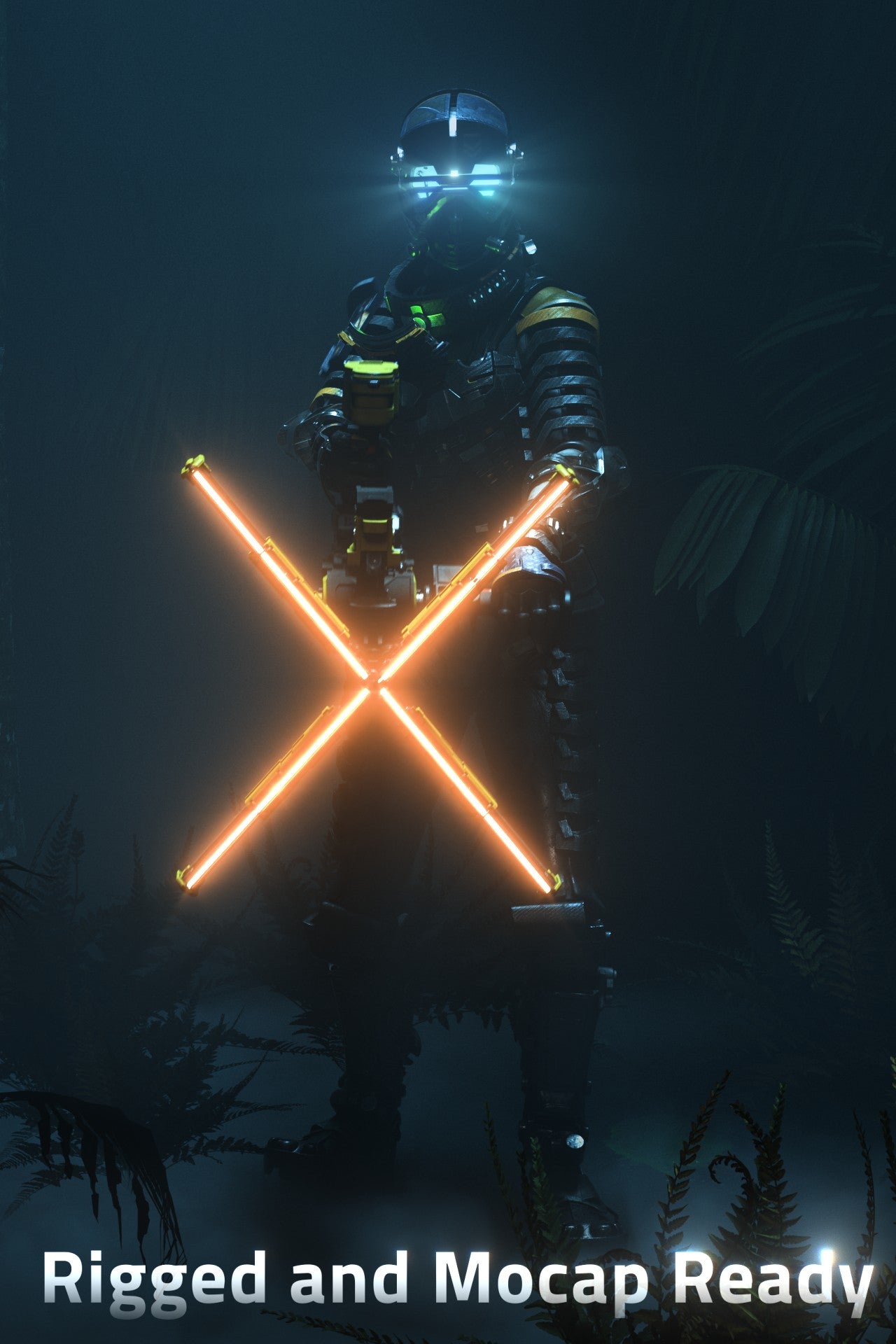 Security Chief Ann McKay Rigged 3D model