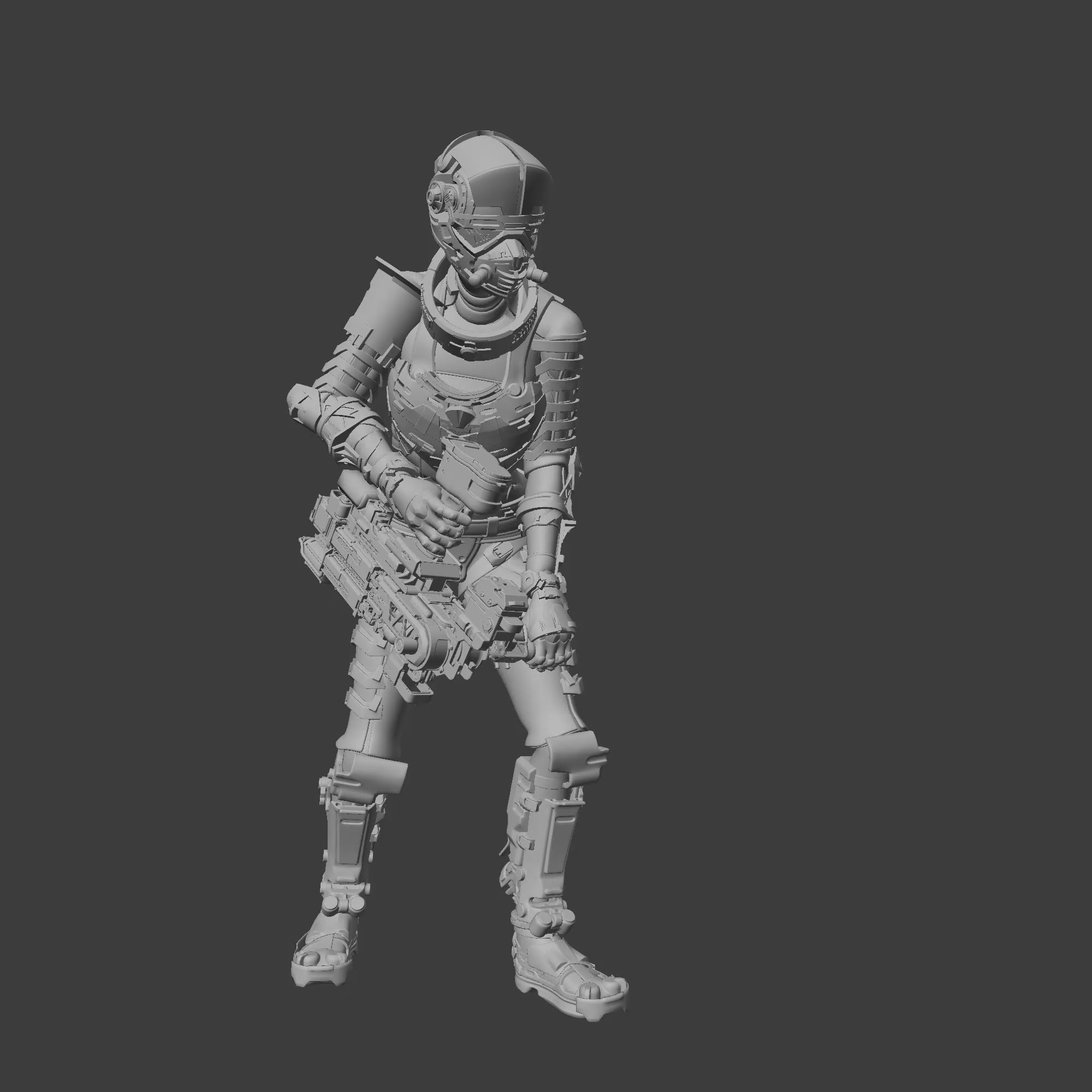 Security Chief Ann McKay Rigged 3D model