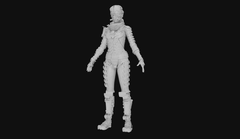 Security Chief Ann McKay Rigged 3D model